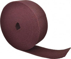 Superior Abrasives - 30' Long x 4" Wide Nonwoven Roll - Very Fine Grade, Red, Aluminum Oxide - Makers Industrial Supply