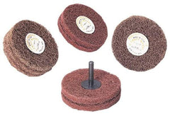 Standard Abrasives - 8" Diam, 2" Face Width, 3" Center Hole, Medium Grade, Aluminum Oxide Deburring Wheel - Convolute, Medium Density 5 Grade, 4,500 RPM - Makers Industrial Supply