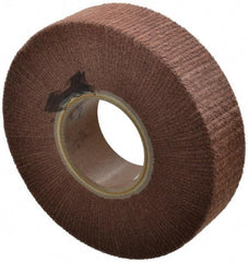 Made in USA - 8" Diam 220 Grit Aluminum Oxide Unmounted Flap Wheel - 3" Hole, 2" Wide, Density 7, Nonwoven, Grade Very Fine, 3,200 Max RPM - Makers Industrial Supply