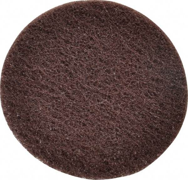 Superior Abrasives - 4" Very Fine Grade Aluminum Oxide Deburring Disc - Arbor Connection, Red, 6,000 Max RPM - Makers Industrial Supply