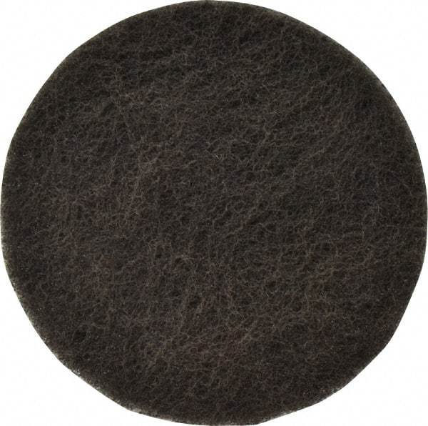 Superior Abrasives - 4" Very Fine Grade Silicon Carbide Deburring Disc - Arbor Connection, Gray, 6,000 Max RPM - Makers Industrial Supply