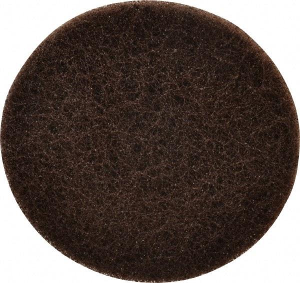 Superior Abrasives - 4" Fine Grade Aluminum Oxide Deburring Disc - Arbor Connection, Red, 6,000 Max RPM - Makers Industrial Supply