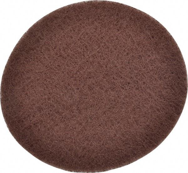 Superior Abrasives - 6" Very Fine Grade Aluminum Oxide Deburring Disc - Quick Change Connection, Red, 3,600 Max RPM - Makers Industrial Supply