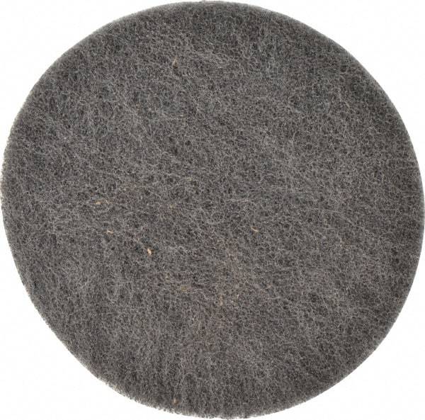 Superior Abrasives - 6" Very Fine Grade Silicon Carbide Deburring Disc - Arbor Connection, Gray, 3,600 Max RPM - Makers Industrial Supply