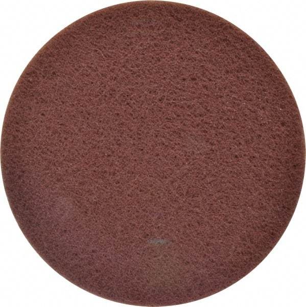 Superior Abrasives - 6" Fine Grade Aluminum Oxide Deburring Disc - Arbor Connection, Red, 3,600 Max RPM - Makers Industrial Supply