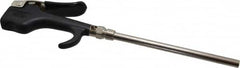 Coilhose Pneumatics - Safety Extension Tube Thumb Lever Blow Gun - 1/4 NPT, 6" Tube Length, Zinc - Makers Industrial Supply