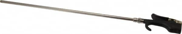 Coilhose Pneumatics - Safety Extension Tube Thumb Lever Blow Gun - 1/4 NPT, 16" Tube Length, Zinc - Makers Industrial Supply