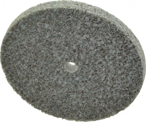 Standard Abrasives - 3" Diam, 1/4" Face Width, 1/4" Center Hole, Coarse Grade, Aluminum Oxide Deburring Wheel - Makers Industrial Supply