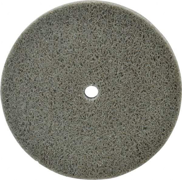 Standard Abrasives - 3" Medium Grade Aluminum Oxide Deburring Disc - Quick Change Connection, 12,000 Max RPM - Makers Industrial Supply