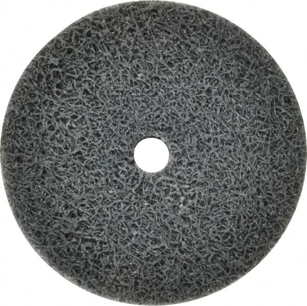 Standard Abrasives - 2" Diam, 1/4" Face Width, 1/4" Center Hole, Fine Grade, Silicon Carbide Deburring Wheel - Unitized, Soft Density 5 Grade, 18,000 RPM - Makers Industrial Supply