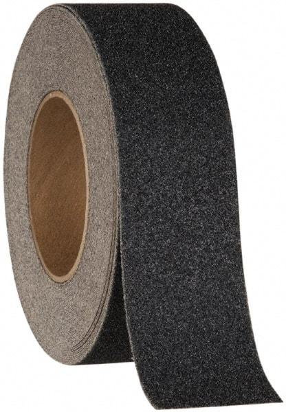 NMC - Black Solid Color Anti-Slip Vinyl Tape - 12" Wide x 60' Long x 0.05" Thick, General Traffic - Makers Industrial Supply