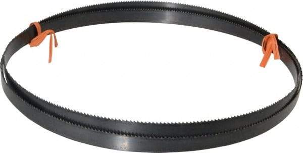 Disston - 10 TPI, 7' 9-1/2" Long x 1/2" Wide x 0.025" Thick, Welded Band Saw Blade - Carbon Steel, Toothed Edge, Raker Tooth Set, Flexible Back, Contour Cutting - Makers Industrial Supply