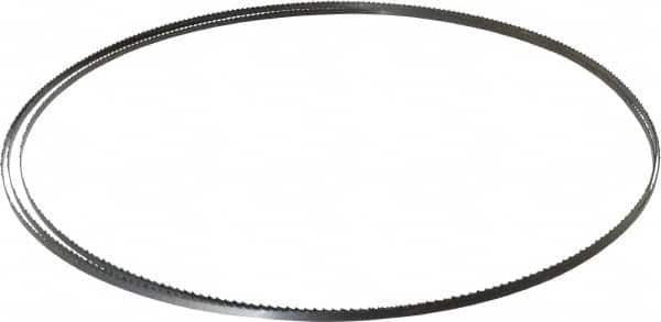 Disston - 6 TPI, 12' 6" Long x 1/4" Wide x 0.025" Thick, Welded Band Saw Blade - Carbon Steel, Toothed Edge, Raker Tooth Set, Flexible Back, Contour Cutting - Makers Industrial Supply