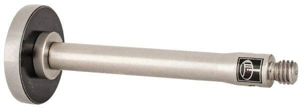 Renishaw - 1/2 Inch Ball Diameter, Stainless Steel Stem, M3 Thread, Steel Point Disc Tip CMM Stylus - 2.2 mm Working Length, 0.1378 Inch Stem Diameter, 30.8 mm Overall Length - Makers Industrial Supply