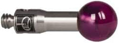 Renishaw - 0.1969 Inch Ball Diameter, Stainless Steel Stem, M2 Thread, Ruby Point Ball Tip CMM Stylus - 0.3937 Inch Working Length, 0.0984 Inch Stem Diameter, 0.3937 Inch Overall Length - Makers Industrial Supply