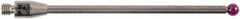 Renishaw - 0.1181 Inch Ball Diameter, Carbide Stem, M3 Thread, Ruby Point Ball Tip CMM Stylus - 1.7205 Inch Working Length, 0.0787 Inch Stem Diameter, 1.9685 Inch Overall Length - Makers Industrial Supply