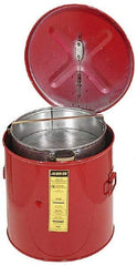 Justrite - Bench Top Solvent-Based Parts Washer - 6 Gal Max Operating Capacity, Steel Tank, 14-1/4" High x 15-5/8" Wide - Makers Industrial Supply