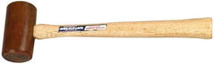 Vaughan Bushnell - 1/4 Lb Head Rawhide Mallet - 10-3/4" OAL, Wood Handle - Makers Industrial Supply