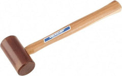 Vaughan Bushnell - 3/4 Lb Head Rawhide Mallet - 12" OAL, Wood Handle - Makers Industrial Supply