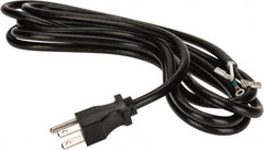 Gast - 1/3 HP Power Cord Assembly - 10 Ft. Long, 115-1 Voltage - Makers Industrial Supply