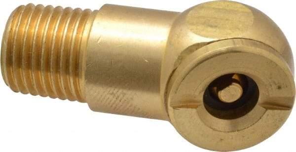 Acme - Closed Check Brass Air Chuck - Ball Foot Chuck, 1/4 MPT - Makers Industrial Supply