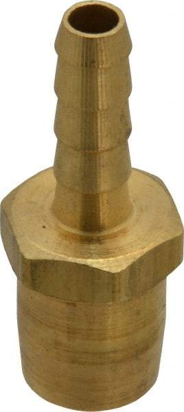 Acme - Open Check Brass Air Chuck - Straight Push On Chuck, 1/4 Barbed - Makers Industrial Supply