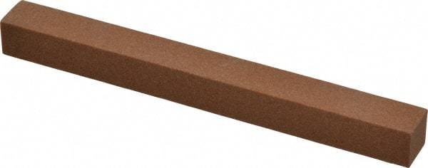 Norton - 4" Long x 3/8" Wide x 3/8" Thick, Aluminum Oxide Sharpening Stone - Square - Makers Industrial Supply