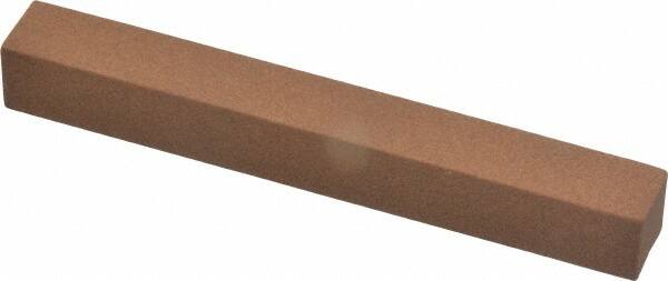 Norton - 4" Long x 1/2" Wide x 1/2" Thick, Aluminum Oxide Sharpening Stone - Square - Makers Industrial Supply