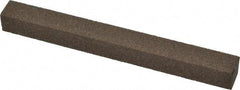 Norton - 4" Long x 3/8" Wide x 3/8" Thick, Aluminum Oxide Sharpening Stone - Square - Makers Industrial Supply