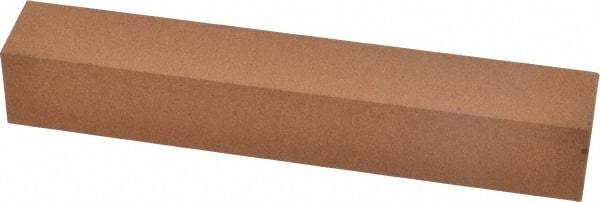 Norton - 6" Long x 1" Wide x 1" Thick, Aluminum Oxide Sharpening Stone - Square, Medium Grade - Makers Industrial Supply