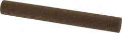 Norton - 4" Long x 1/2" Diam x 1/2" Thick, Aluminum Oxide Sharpening Stone - Round, Coarse Grade - Makers Industrial Supply