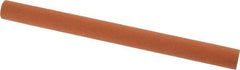 Norton - 6" Long x 1/2" Diam x 1/2" Thick, Aluminum Oxide Sharpening Stone - Round, Fine Grade - Makers Industrial Supply