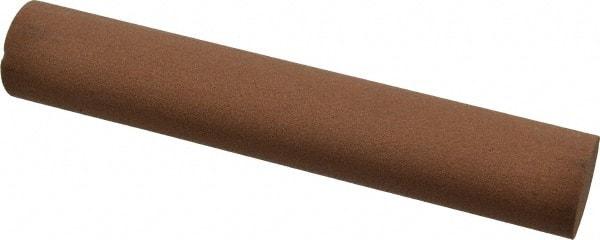 Norton - 6" Long x 1" Diam x 1" Thick, Aluminum Oxide Sharpening Stone - Round, Medium Grade - Makers Industrial Supply