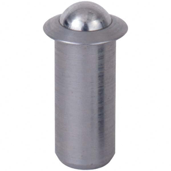 TE-CO - Press-Fit Ball Plungers Body Diameter (Decimal Inch): 0.2500 Body Length (Decimal Inch): 0.5240 - Makers Industrial Supply