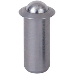 TE-CO - Press-Fit Ball Plungers Body Diameter (Decimal Inch): 0.2500 Body Length (Decimal Inch): 0.5240 - Makers Industrial Supply