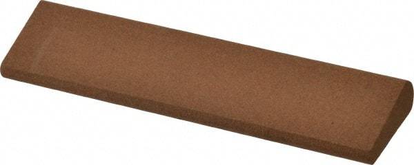 Norton - 4" Long x 1" Diam x 7/16" Thick, Aluminum Oxide Sharpening Stone - Round, Medium Grade - Makers Industrial Supply