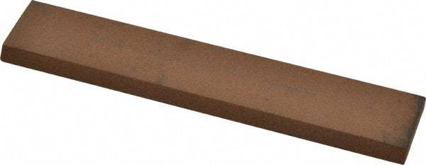 Norton - 5" Long x 1" Wide x 3/16" Thick, Aluminum Oxide Sharpening Stone - Rectangle, Medium Grade - Makers Industrial Supply