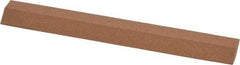 Norton - 4" Long x 9/16" Wide x 3/16" Thick, Aluminum Oxide Sharpening Stone - Diamond, Medium Grade - Makers Industrial Supply