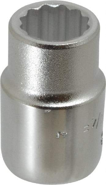 Blackhawk by Proto - 3/4", 3/4" Drive, Standard Hand Socket - 12 Points, 2" OAL, Chrome Finish - Makers Industrial Supply