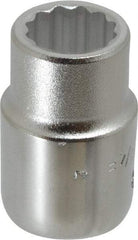 Blackhawk by Proto - 3/4", 3/4" Drive, Standard Hand Socket - 12 Points, 2" OAL, Chrome Finish - Makers Industrial Supply