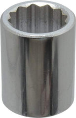 Blackhawk by Proto - 1-1/8", 3/4" Drive, Standard Hand Socket - 12 Points, 2-13/64" OAL - Makers Industrial Supply