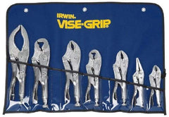 Irwin - 7 Piece Locking Plier Set - Comes in Kit Bag - Makers Industrial Supply