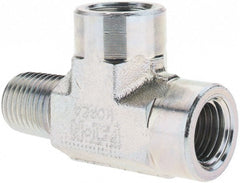 Eaton - 1/4 x 1/4" Male Thread Stainless Steel Industrial Pipe Tee - Makers Industrial Supply