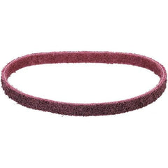 Dynabrade - 1/2" Wide x 12" OAL, Aluminum Oxide Abrasive Belt - Aluminum Oxide, Medium, Nonwoven, Series SC-BS - Makers Industrial Supply