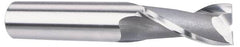 OSG - 19/32", 1-1/8" LOC, 1/2" Shank Diam, 3-1/8" OAL, 2 Flute, Vanadium High Speed Steel Square End Mill - Single End, Uncoated, Spiral Flute, 30° Helix, Centercutting, Right Hand Cut, Right Hand Flute, Series 573 - Makers Industrial Supply