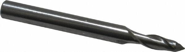 Magafor - 4mm Body Diam, 90°, 2" OAL, Solid Carbide Spotting Drill - Makers Industrial Supply