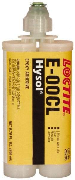 Loctite - 200 mL Cartridge Two Part Epoxy - 20 min Working Time, Series E-00CL - Makers Industrial Supply