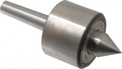 Riten - MT2 Taper Shank, 2-3/8" Head Diam 4,480 Lb Capacity Live Center - 4,000 Max RPM, 1-3/4" Head Length, 1" Point Diam, 1-1/4" Point Len, 440 Lb Max Workpc, 5.786" OAL, 1-1/4" Long Tip, Standard Point - Makers Industrial Supply