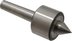 Riten - MT3 Taper Shank, 2-3/8" Head Diam 4,480 Lb Capacity Live Center - 4,000 Max RPM, 1-3/4" Head Length, 1" Point Diam, 1-1/4" Point Len, 1,100 Lb Max Workpc, 6-7/16" OAL, 1-1/4" Long Tip, Standard Point - Makers Industrial Supply