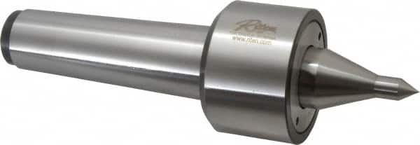 Riten - MT5 Taper Shank, 3-1/16" Head Diam 9,000 Lb Capacity Live Center - 5,000 Max RPM, 2-3/32" Head Length, 1/2" Point Diam, 2-1/2" Point Len, 1,100 Lb Max Workpc, 11-3/8" OAL, 15/16" Long Tip, Long Point - Makers Industrial Supply